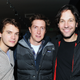 Emile Hirsch, David Gordon Green, and Paul Rudd in 2013.